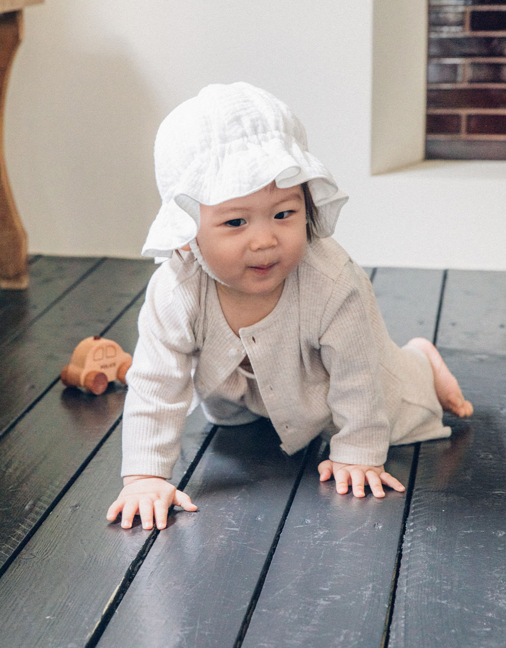 솜사탕 골지 가디건_4color