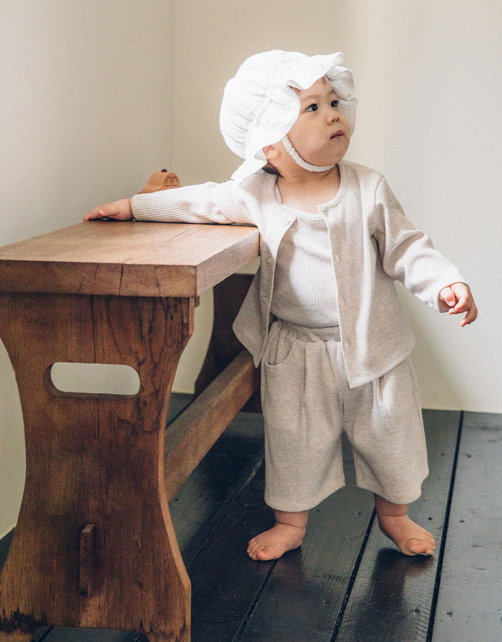 솜사탕 골지 가디건_4color