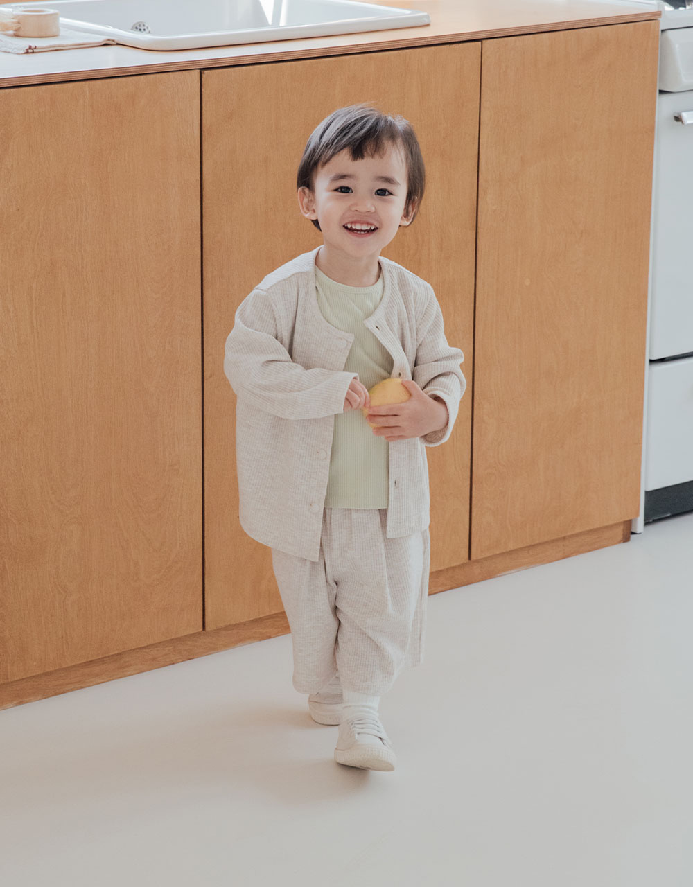 솜사탕 골지 가디건_4color