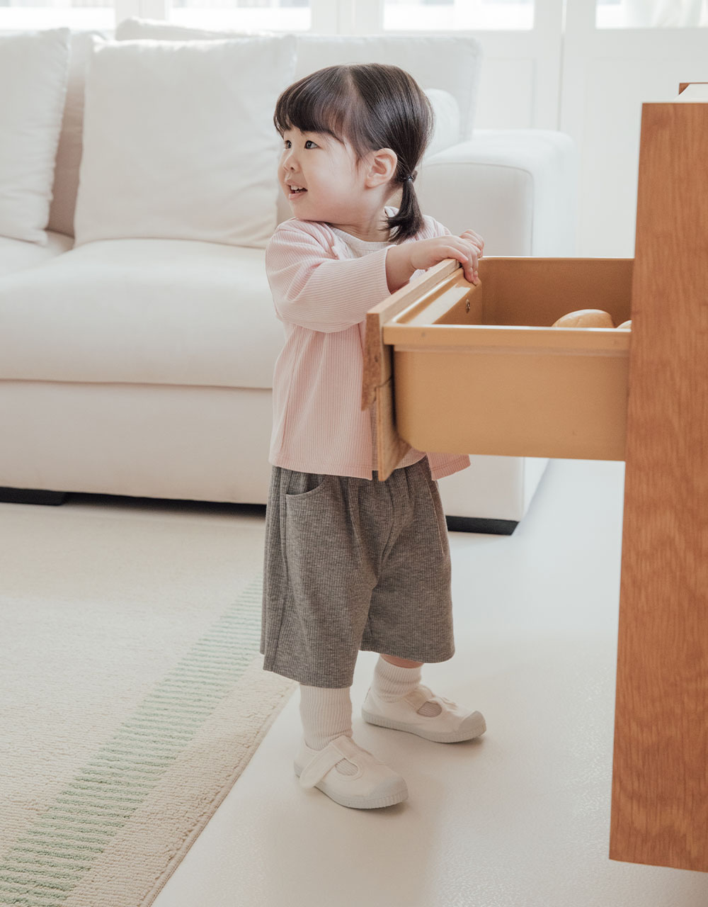 솜사탕 골지 가디건_4color