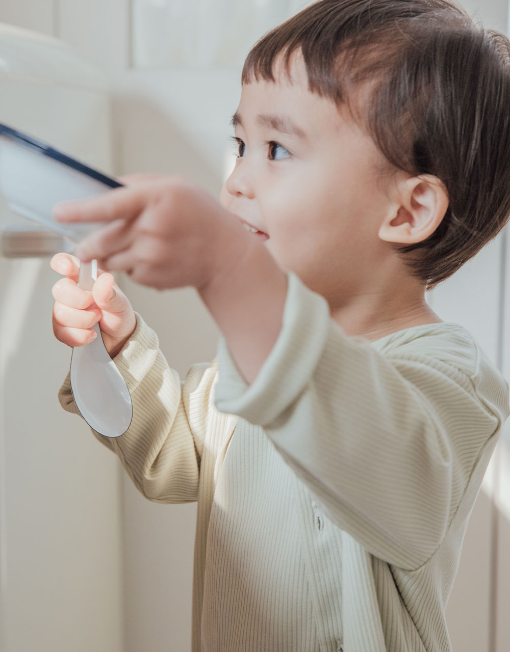 솜사탕 골지 가디건_4color