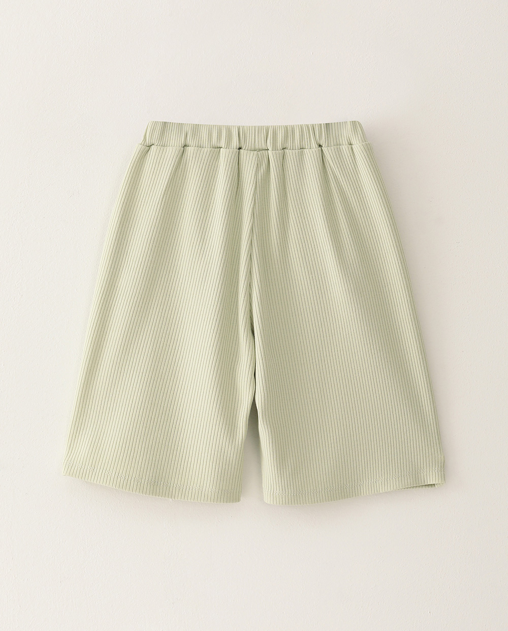 솜사탕 골지 와이드 8부 팬츠_4color 아보카도 뒤