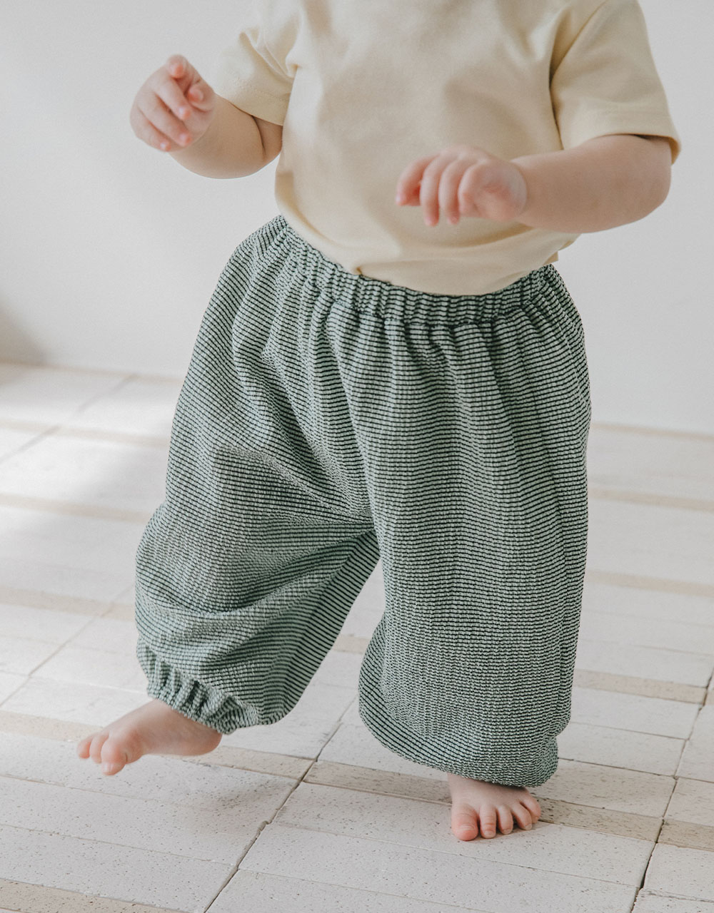 에어크링클 스트라이프 벌룬팬츠_4color