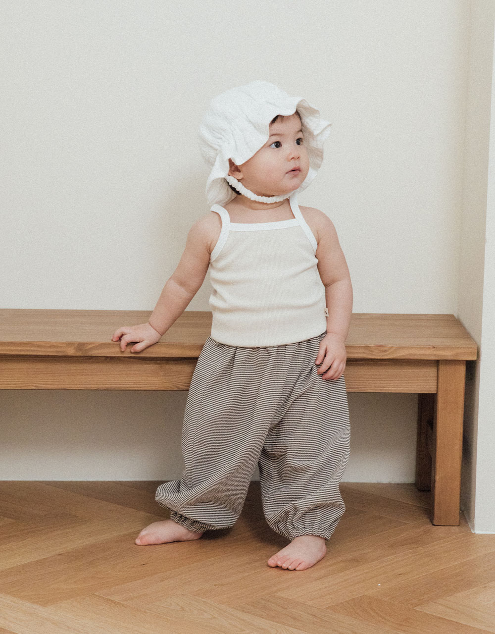 에어크링클 스트라이프 벌룬팬츠_4color