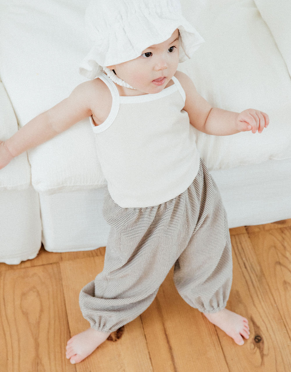 에어크링클 스트라이프 벌룬팬츠_4color