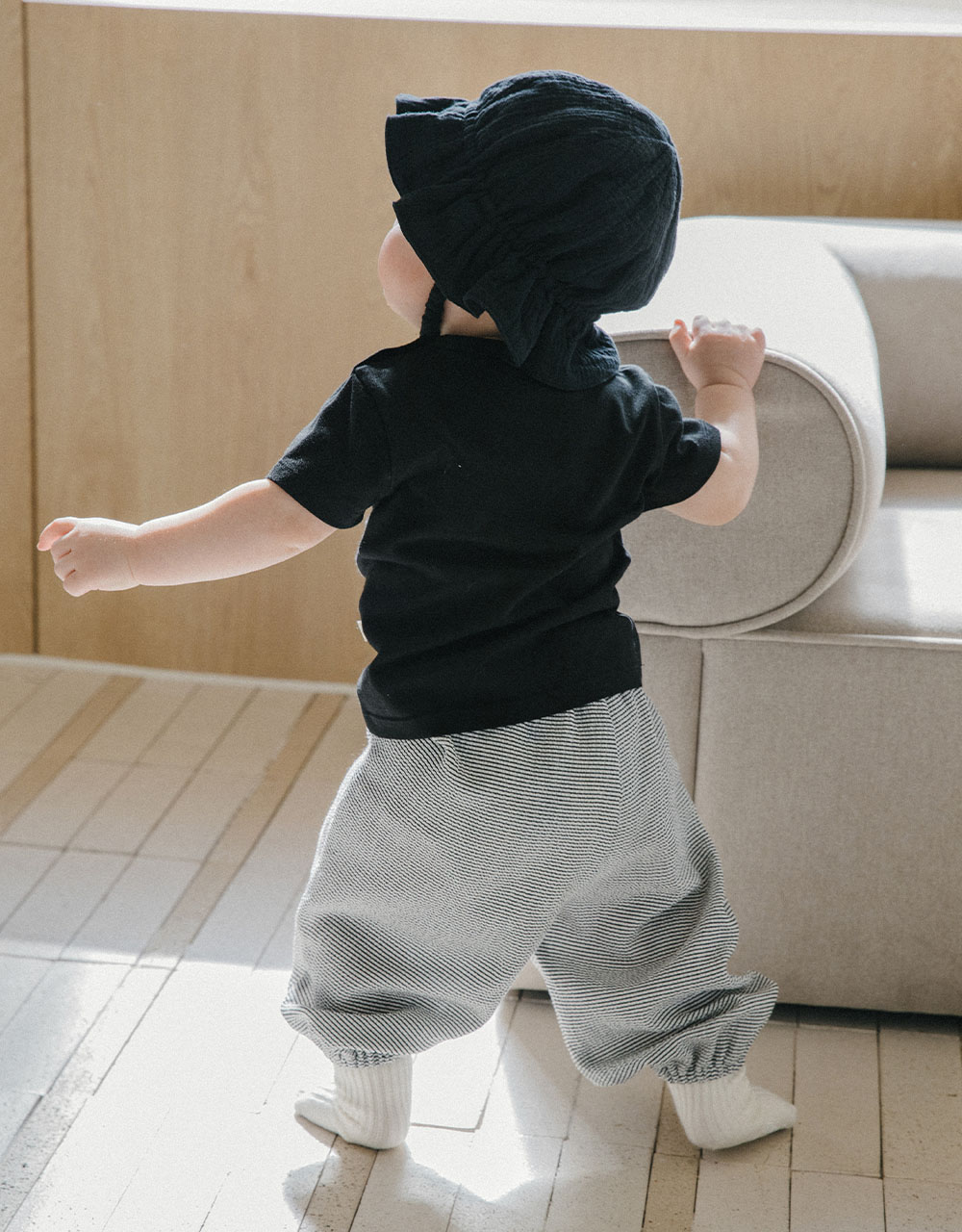 에어크링클 스트라이프 벌룬팬츠_4color