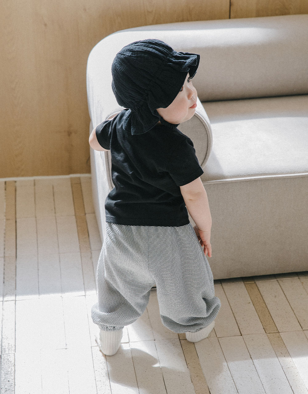 에어크링클 스트라이프 벌룬팬츠_4color