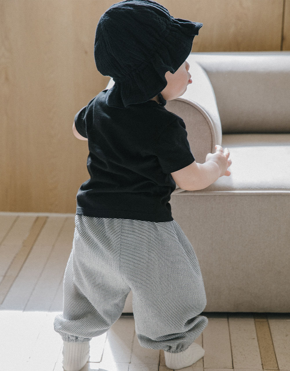 에어크링클 스트라이프 벌룬팬츠_4color