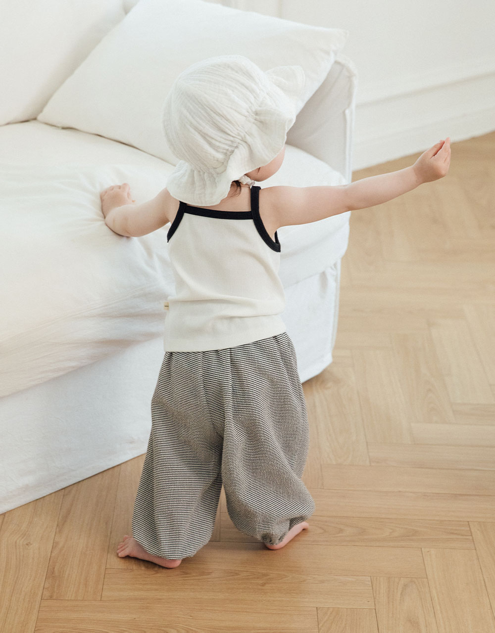 에어크링클 스트라이프 벌룬팬츠_4color