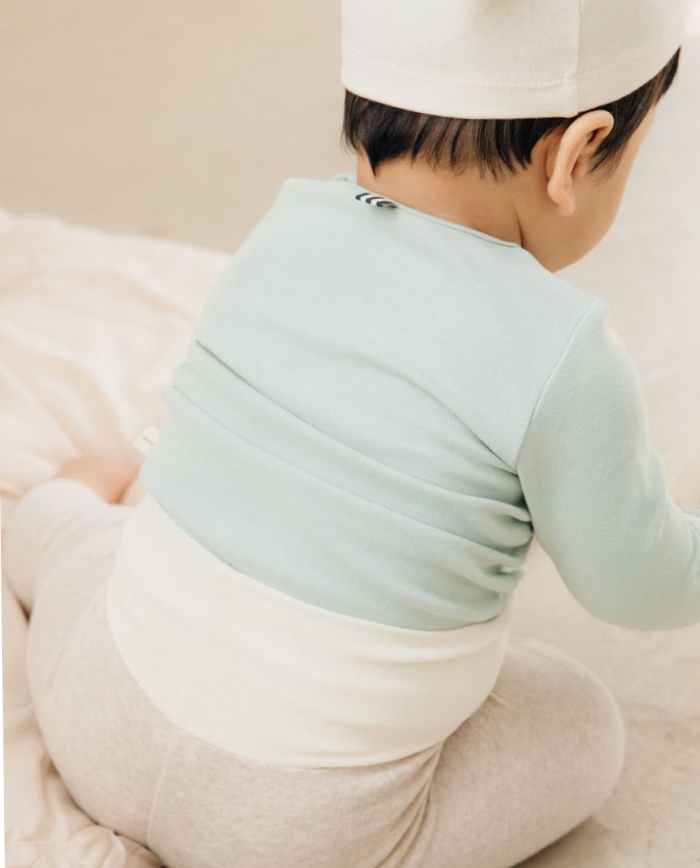 포근쫀득 베이비 배앓이 방지 배색 레깅스