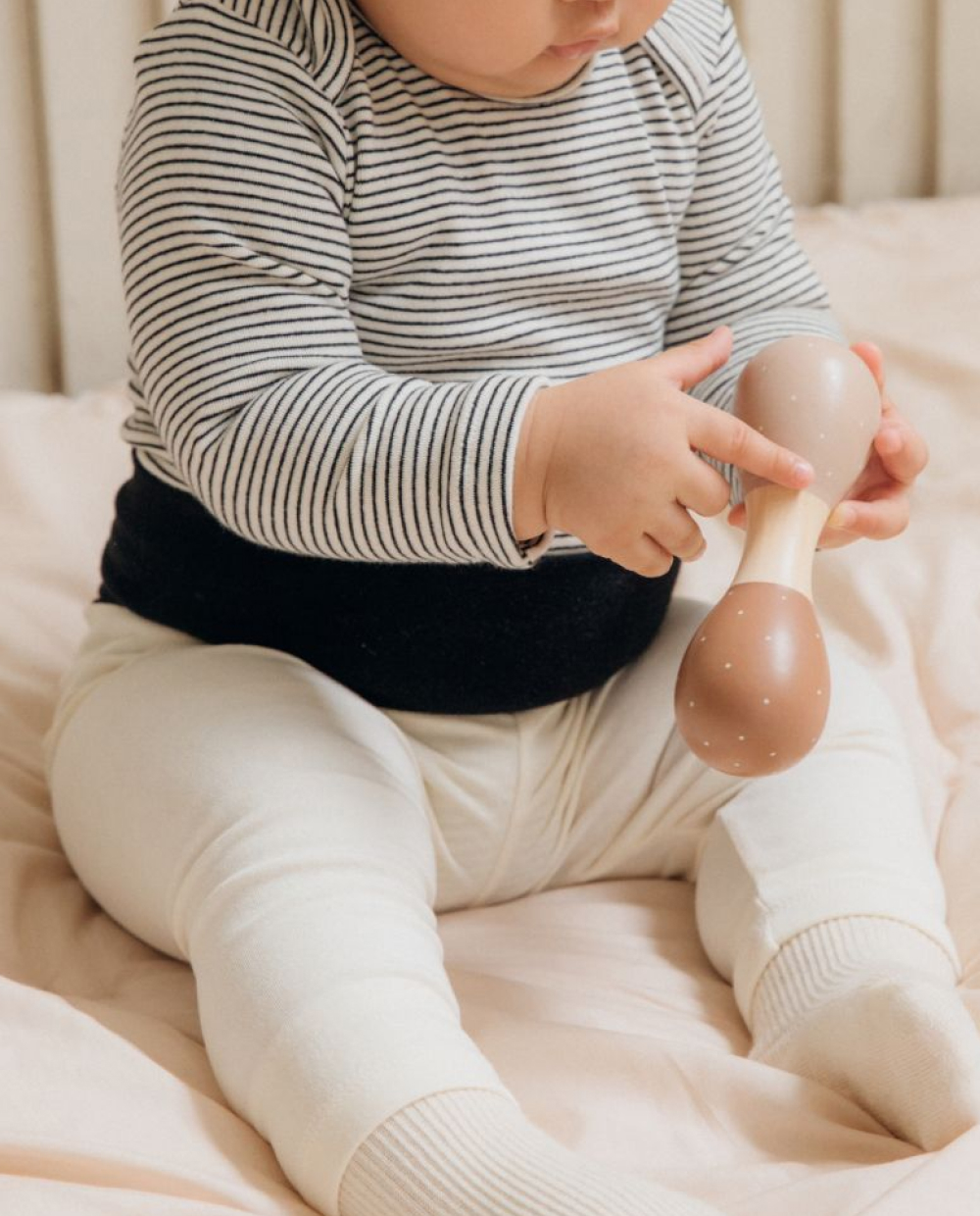 포근쫀득 베이비 배앓이 방지 배색 레깅스