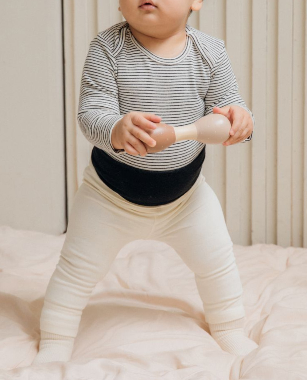 포근쫀득 베이비 배앓이 방지 배색 레깅스