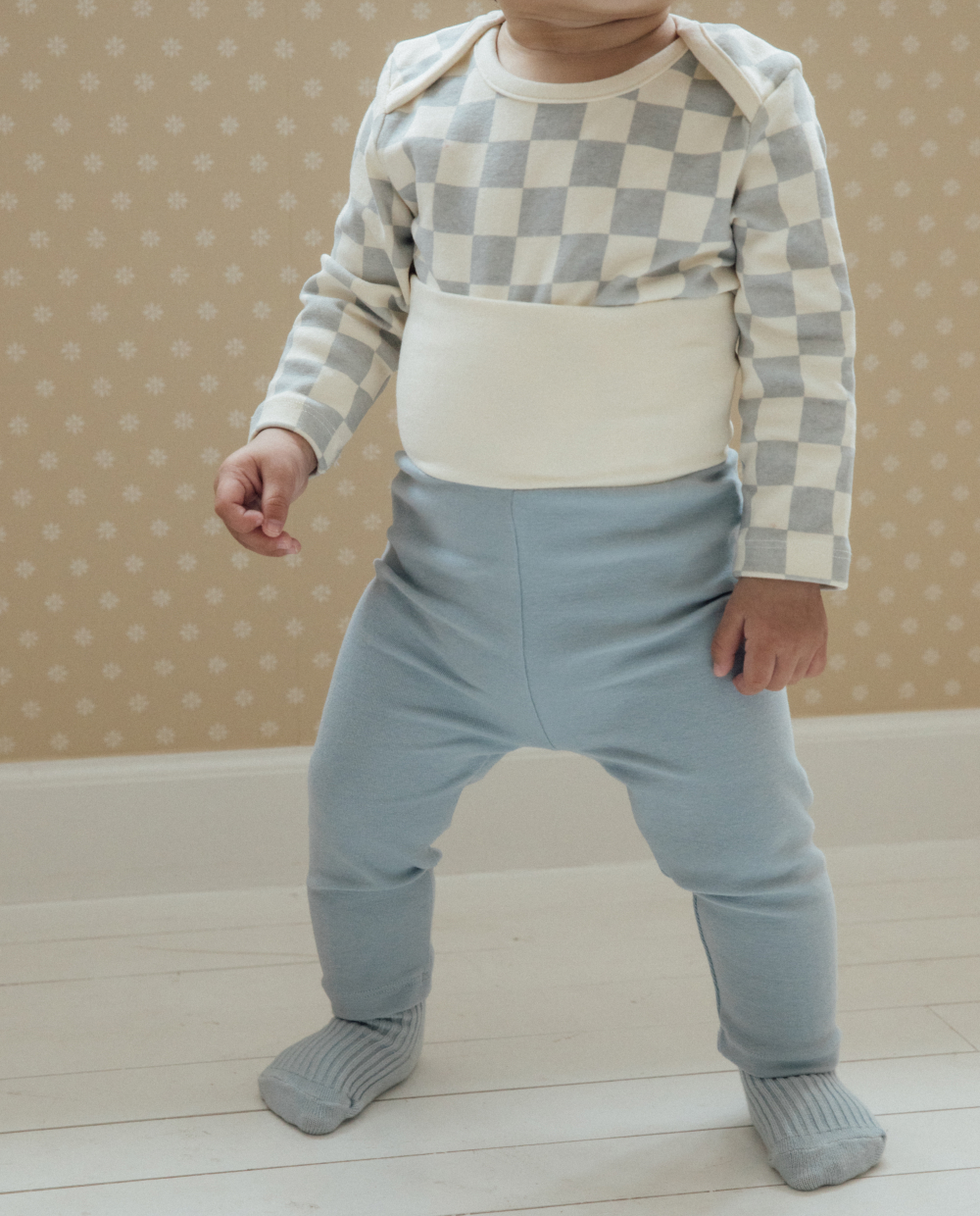 포근쫀득 베이비 배앓이 방지 배색 레깅스