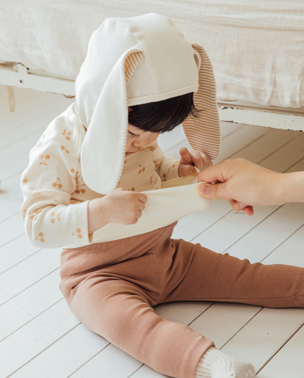 포근쫀득 베이비 배앓이 방지 배색 레깅스