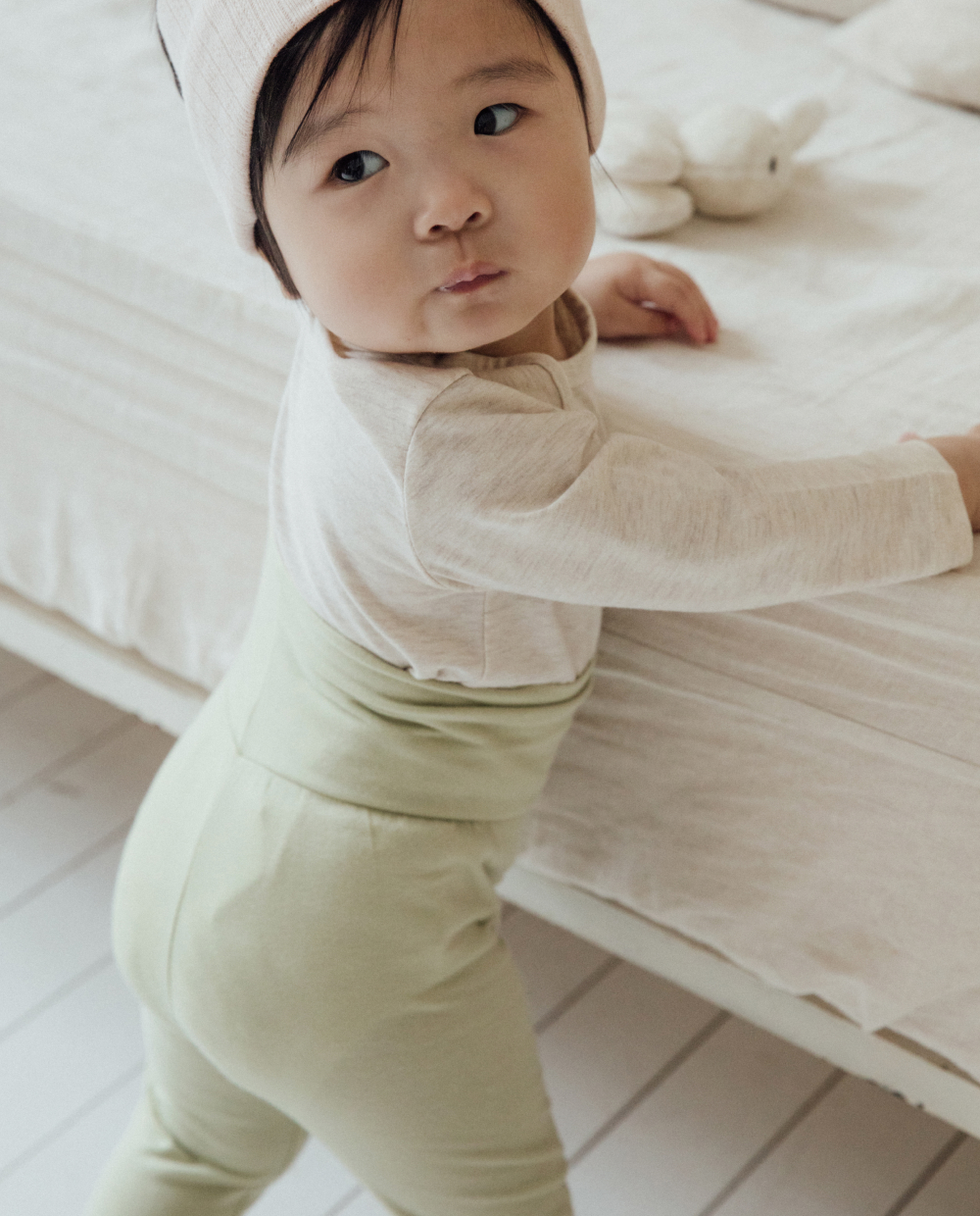 ふんわりモダール 腹部圧迫なし レギンス