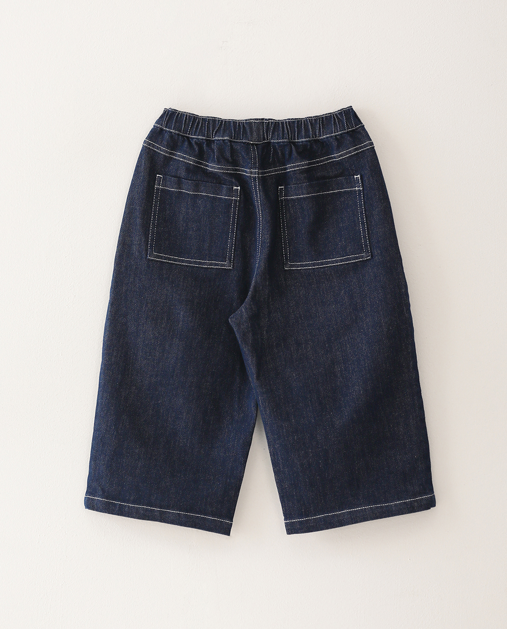 클래식 와이드 핀턱 데님 팬츠 DBL 뒤