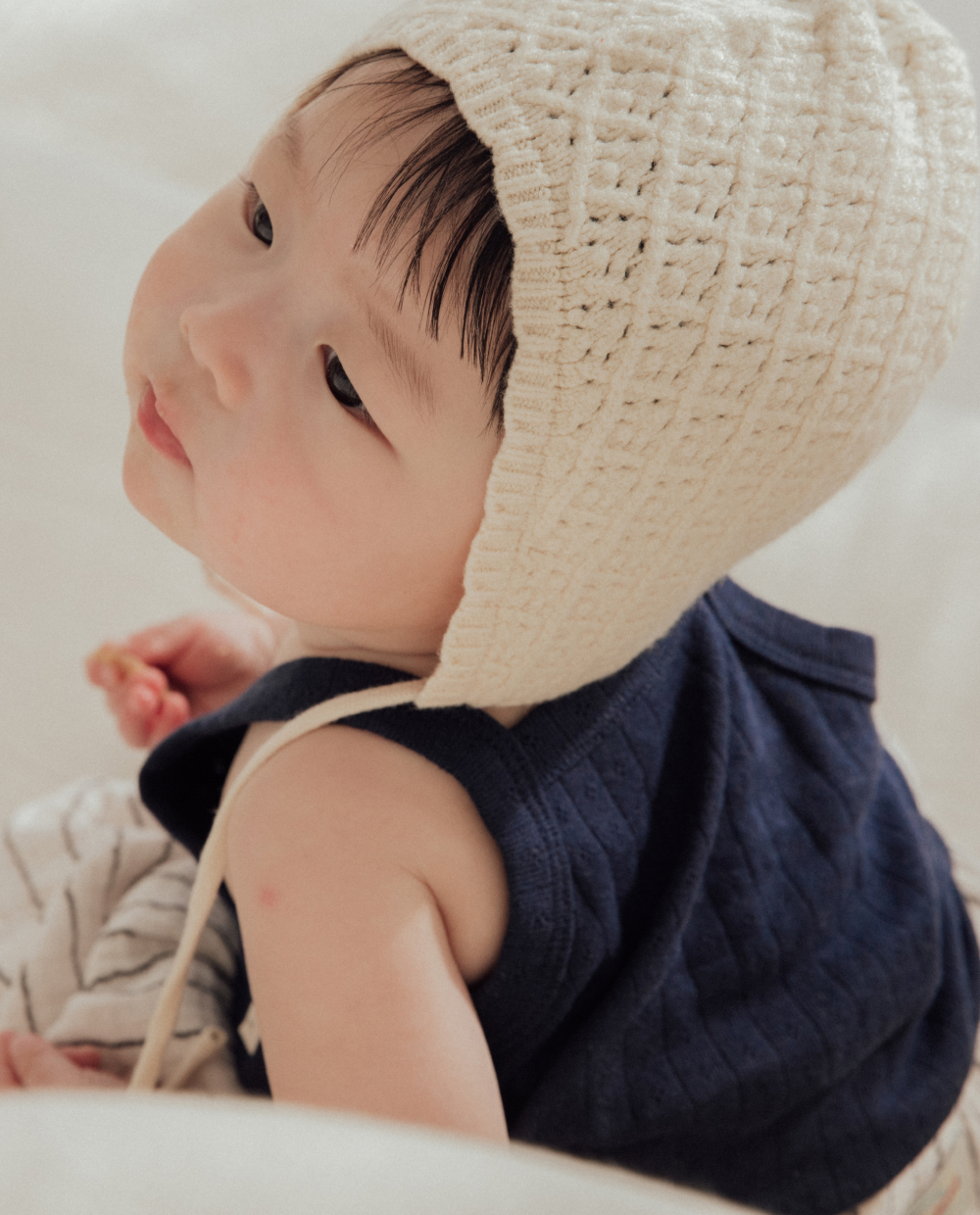 코튼 아일렛 캐미솔