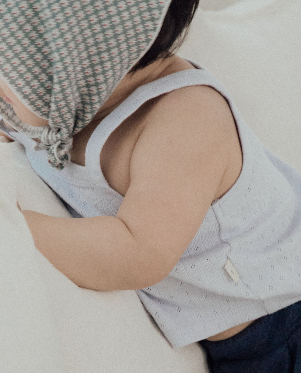 코튼 아일렛 캐미솔