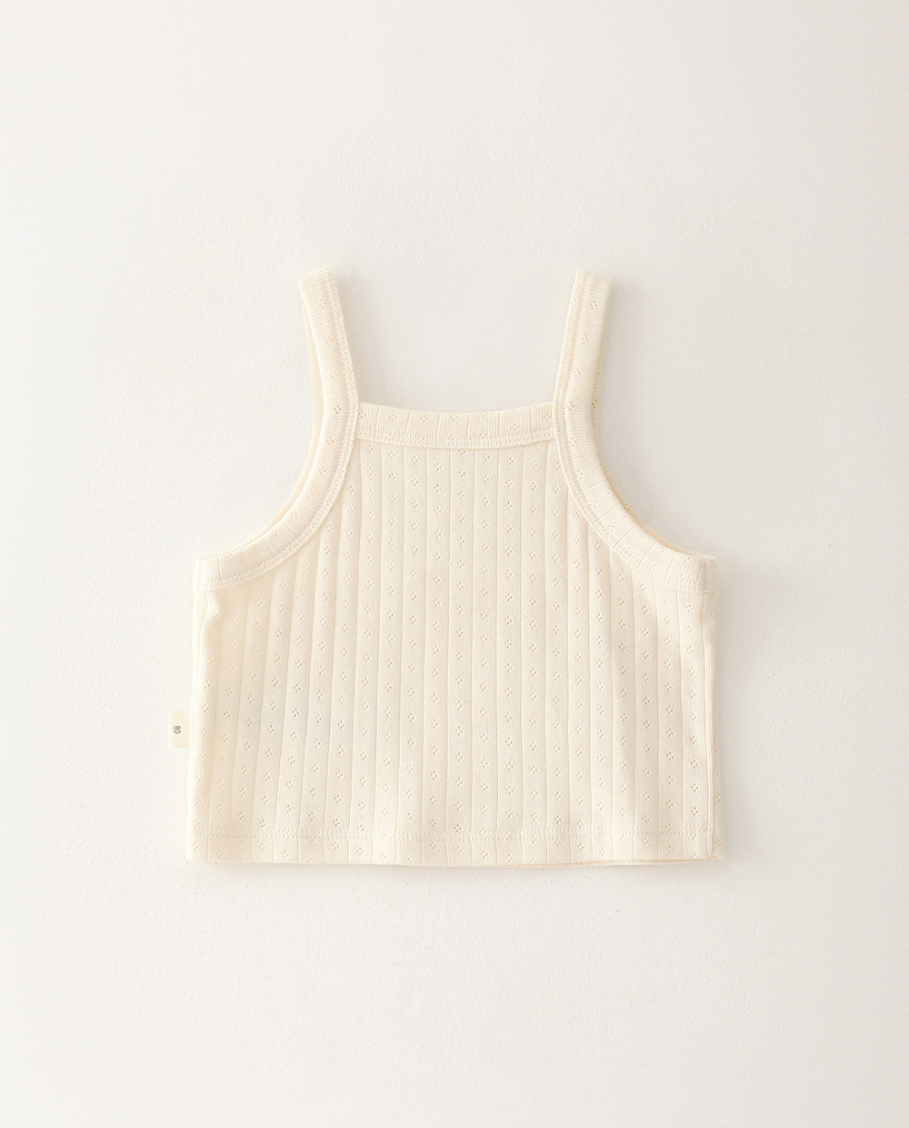 코튼 아일렛 캐미솔 CRM 뒤