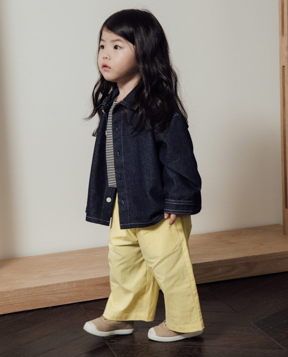 논페이드 데님 셔츠자켓