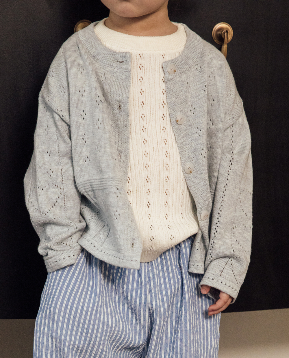 소프트코튼 스카시 니트 풀오버