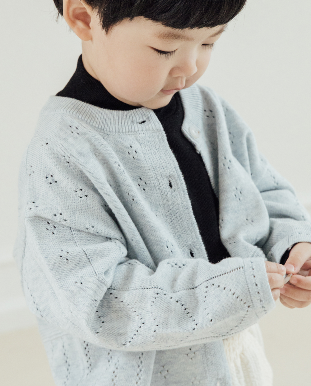 소프트코튼 스카시 니트 풀오버