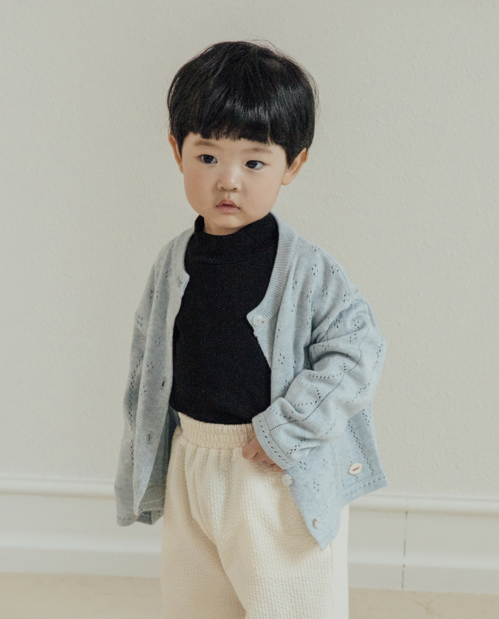 소프트코튼 스카시 니트 풀오버