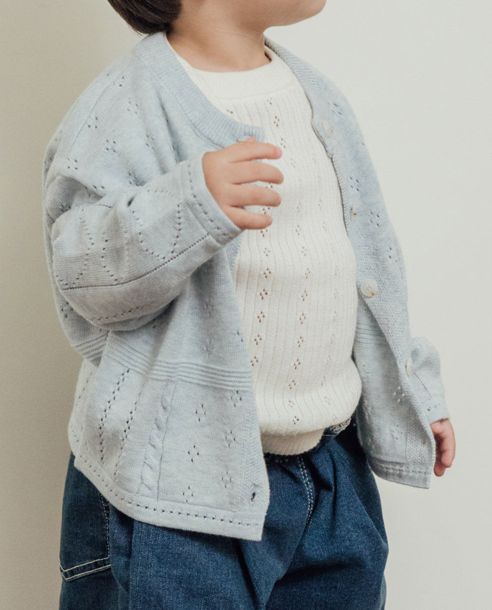 소프트코튼 스카시 니트 풀오버