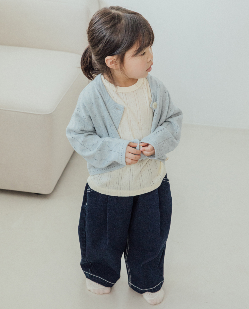 소프트코튼 스카시 니트 풀오버