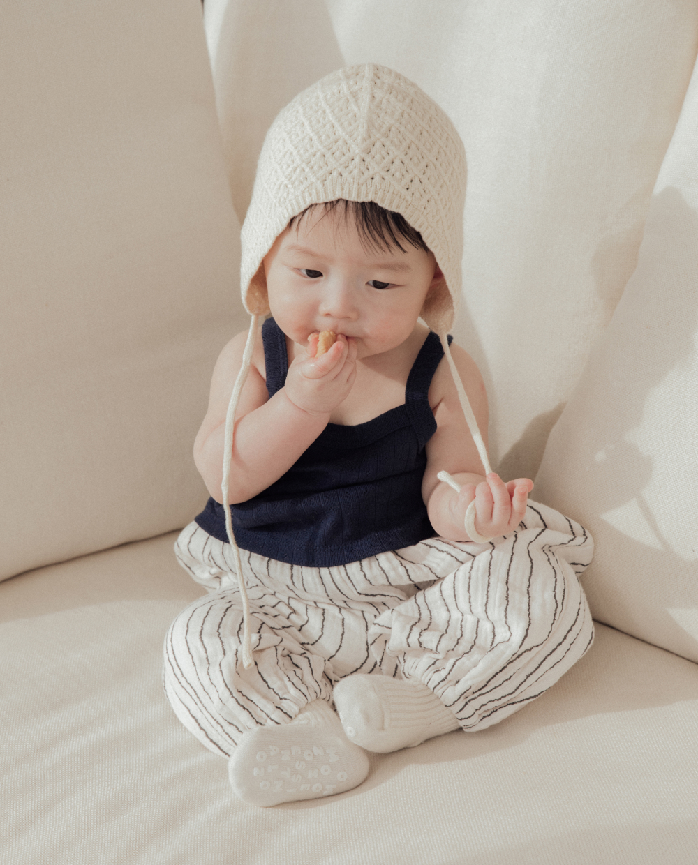 포근한 3중거즈 벌룬핏팬츠