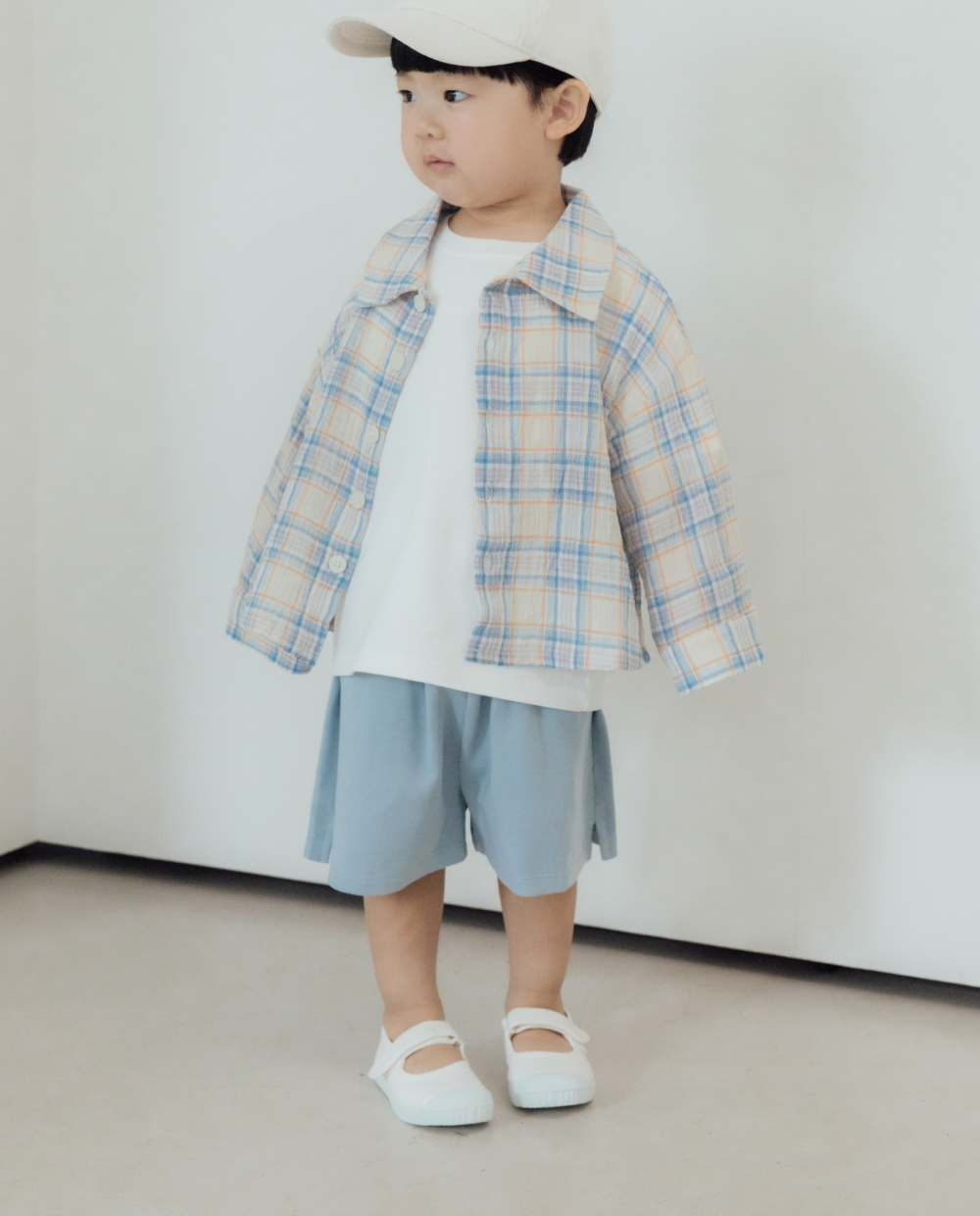 エアリーチェックシャツ