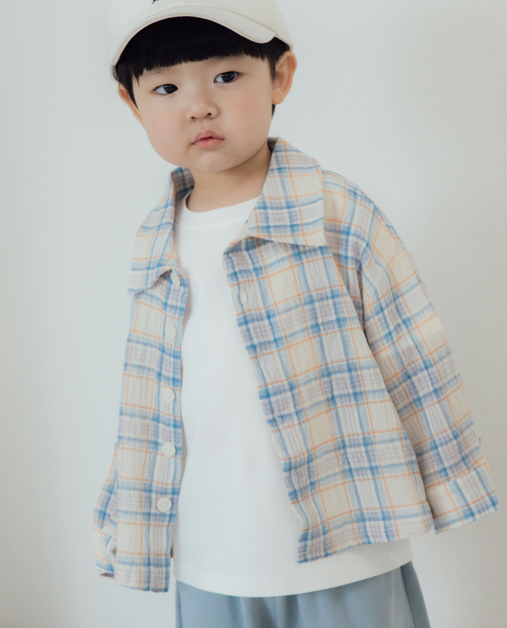 エアリーチェックシャツ