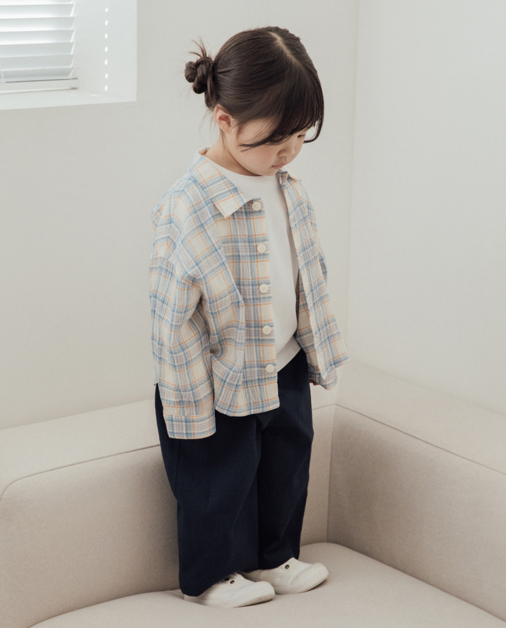 エアリーチェックシャツ