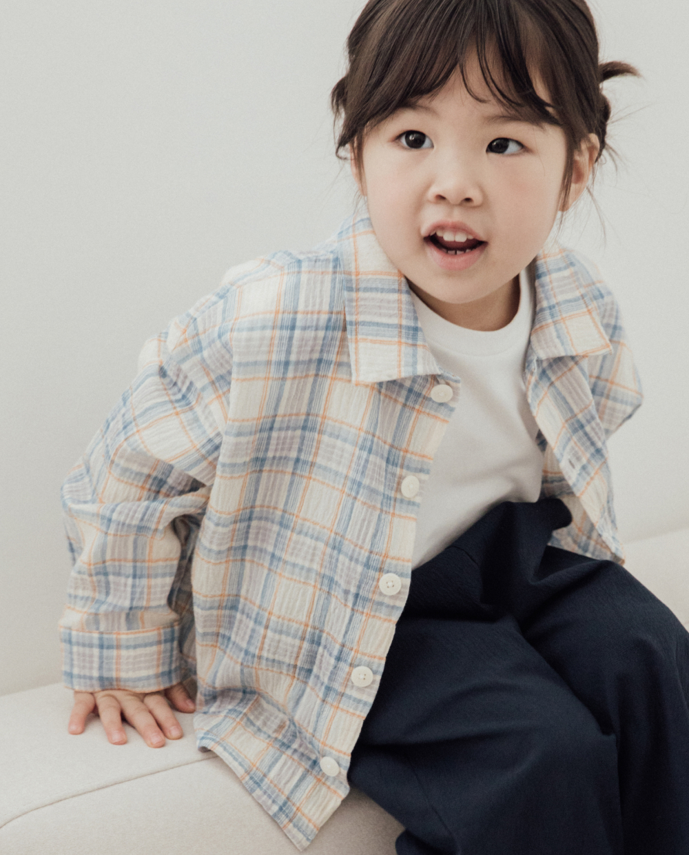 エアリーチェックシャツ