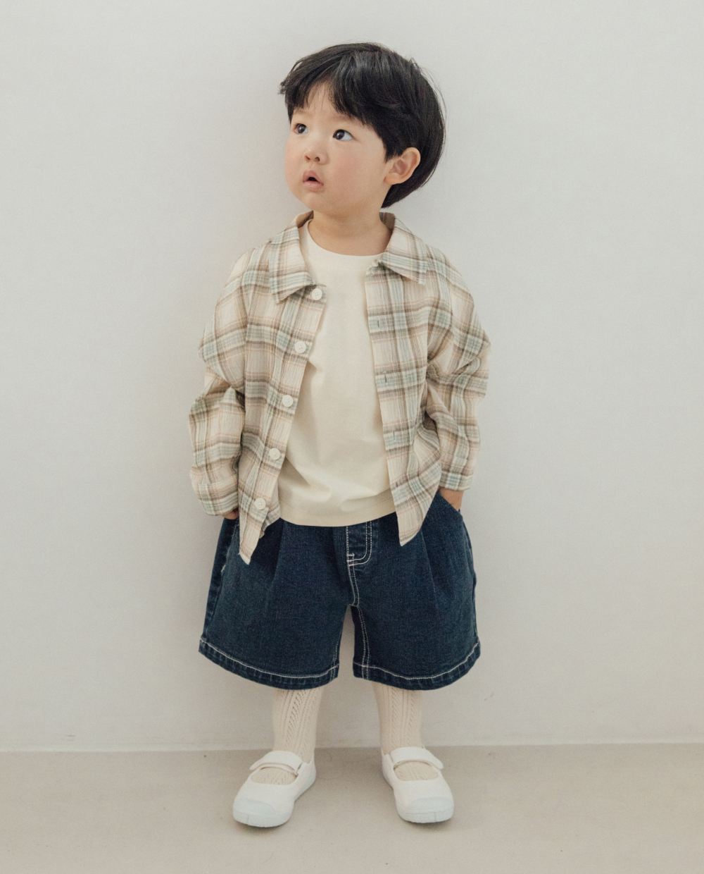 エアリーチェックシャツ