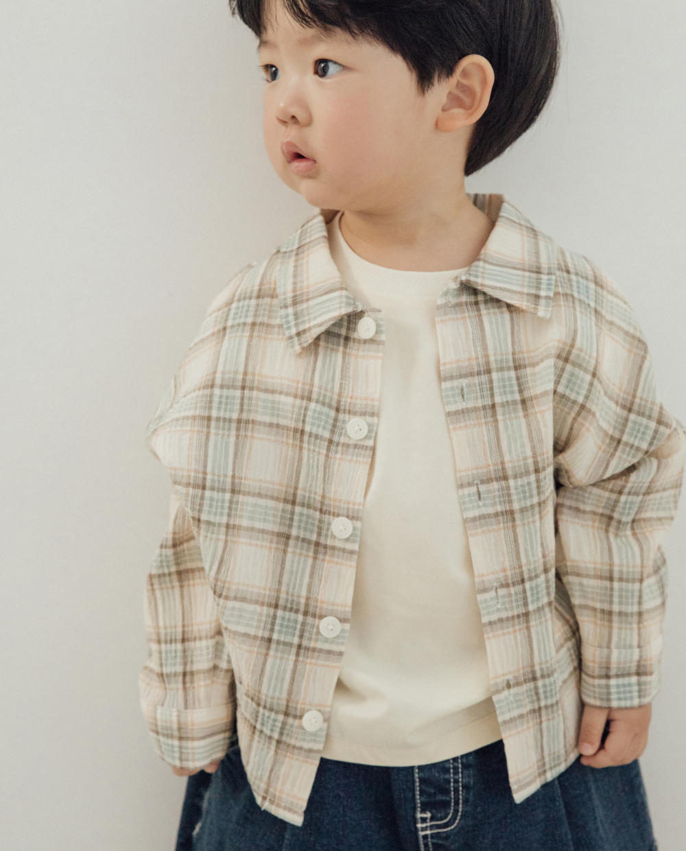 エアリーチェックシャツ