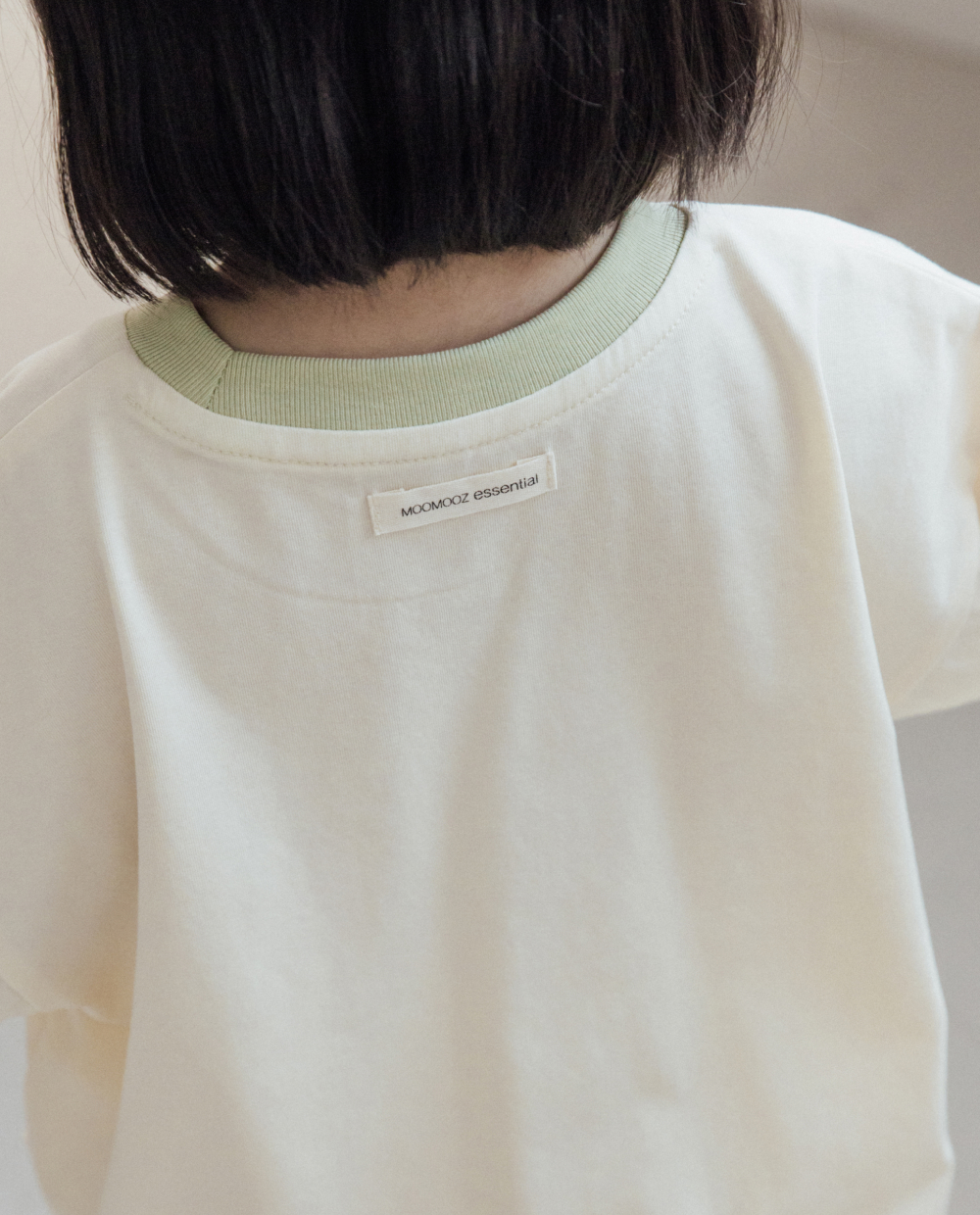 エアークール リブ配色 ルーズフィット 半袖Tシャツ
