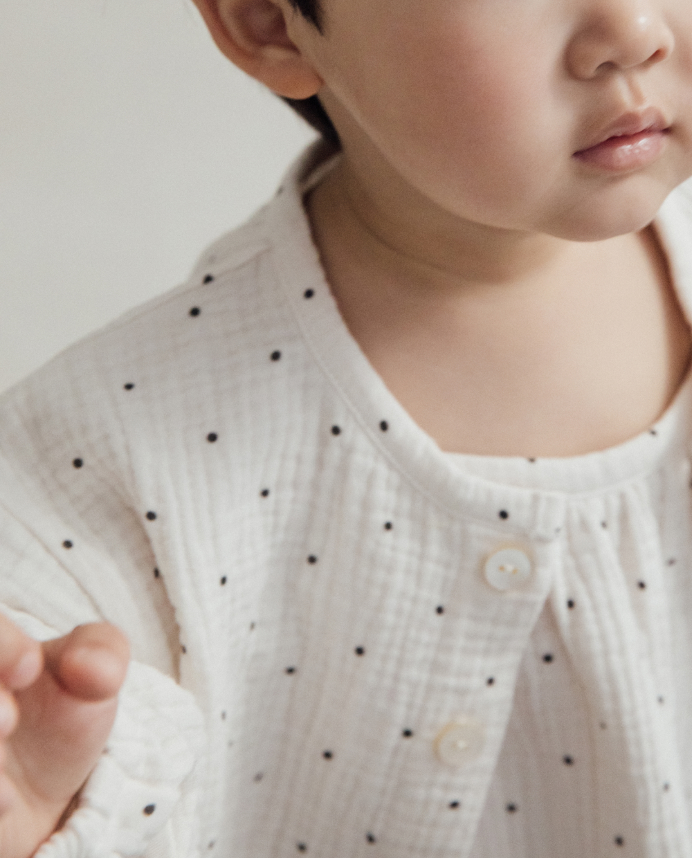  포근한 3중거즈 가디건