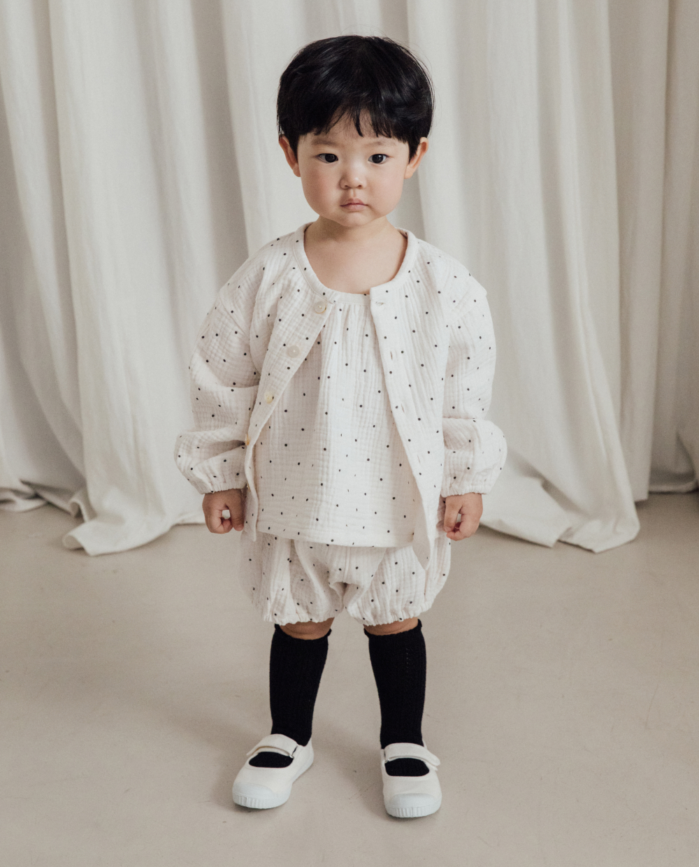  포근한 3중거즈 가디건