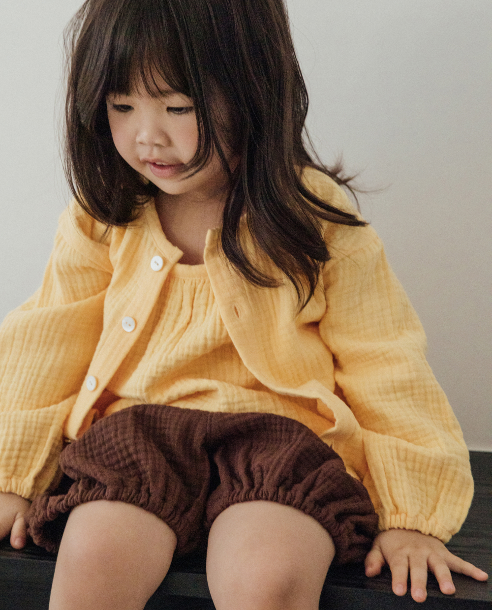  포근한 3중거즈 가디건