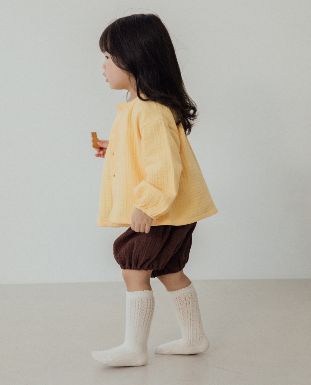  포근한 3중거즈 가디건