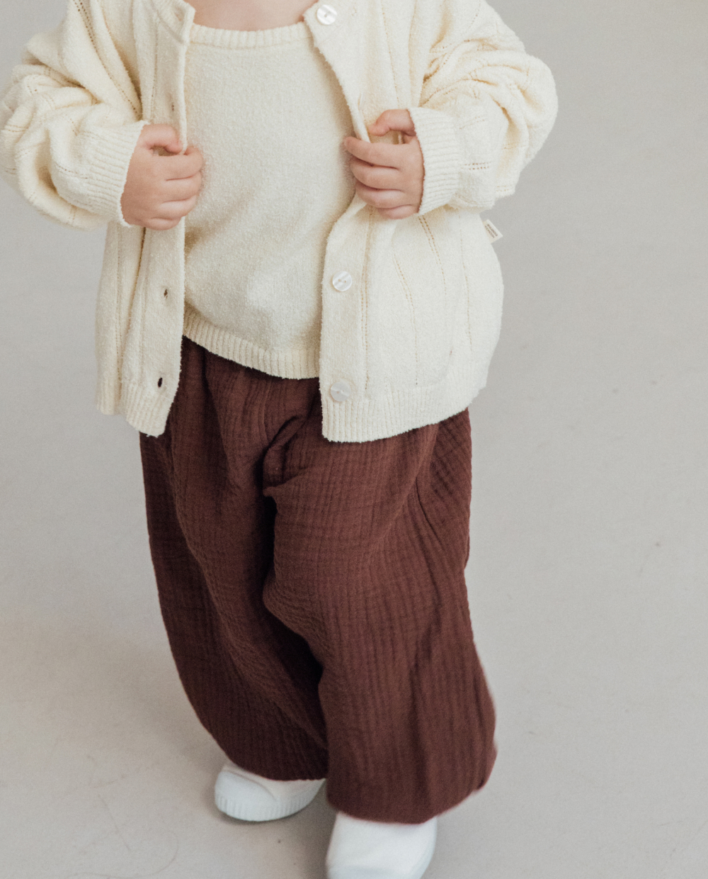 포근한  3중거즈 벌룬핏팬츠