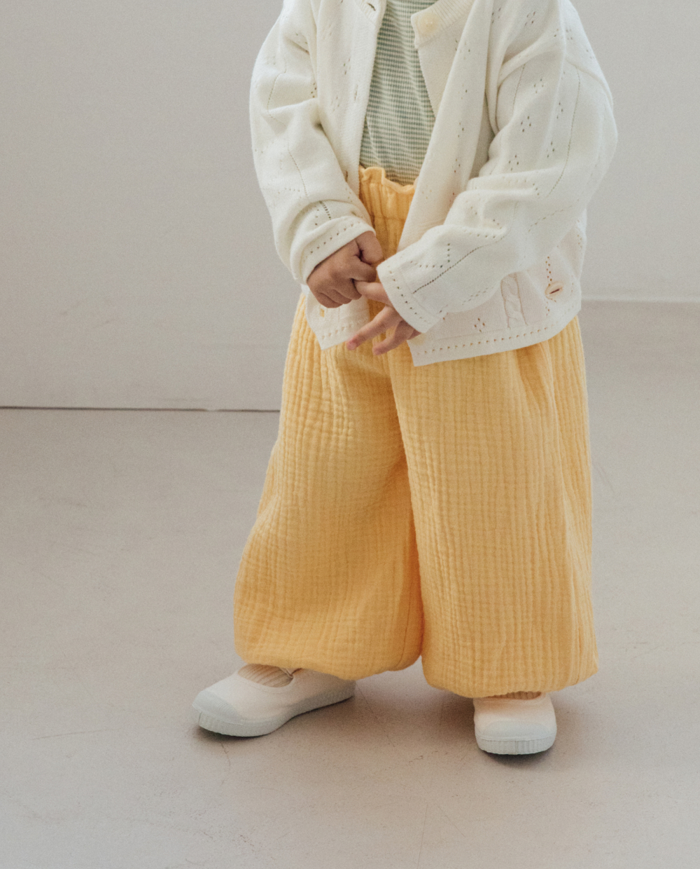 포근한  3중거즈 벌룬핏팬츠