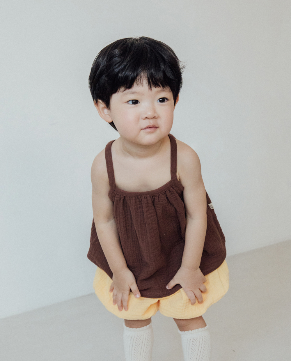  포근한 3중거즈 캐미솔