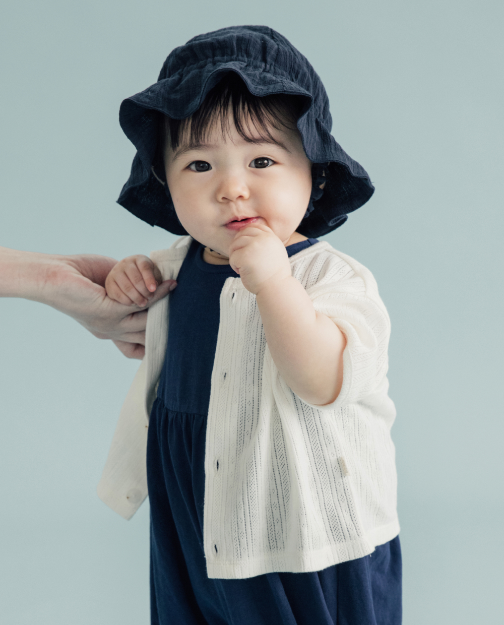 ライト ダブルガーゼ バケットハット