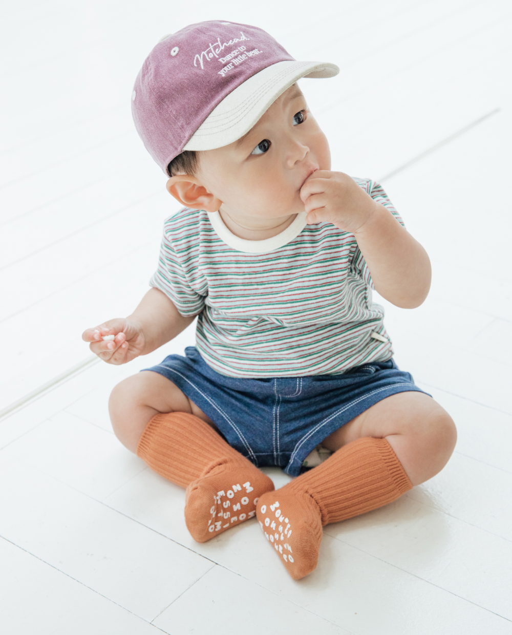 やわらかデニムショートパンツ