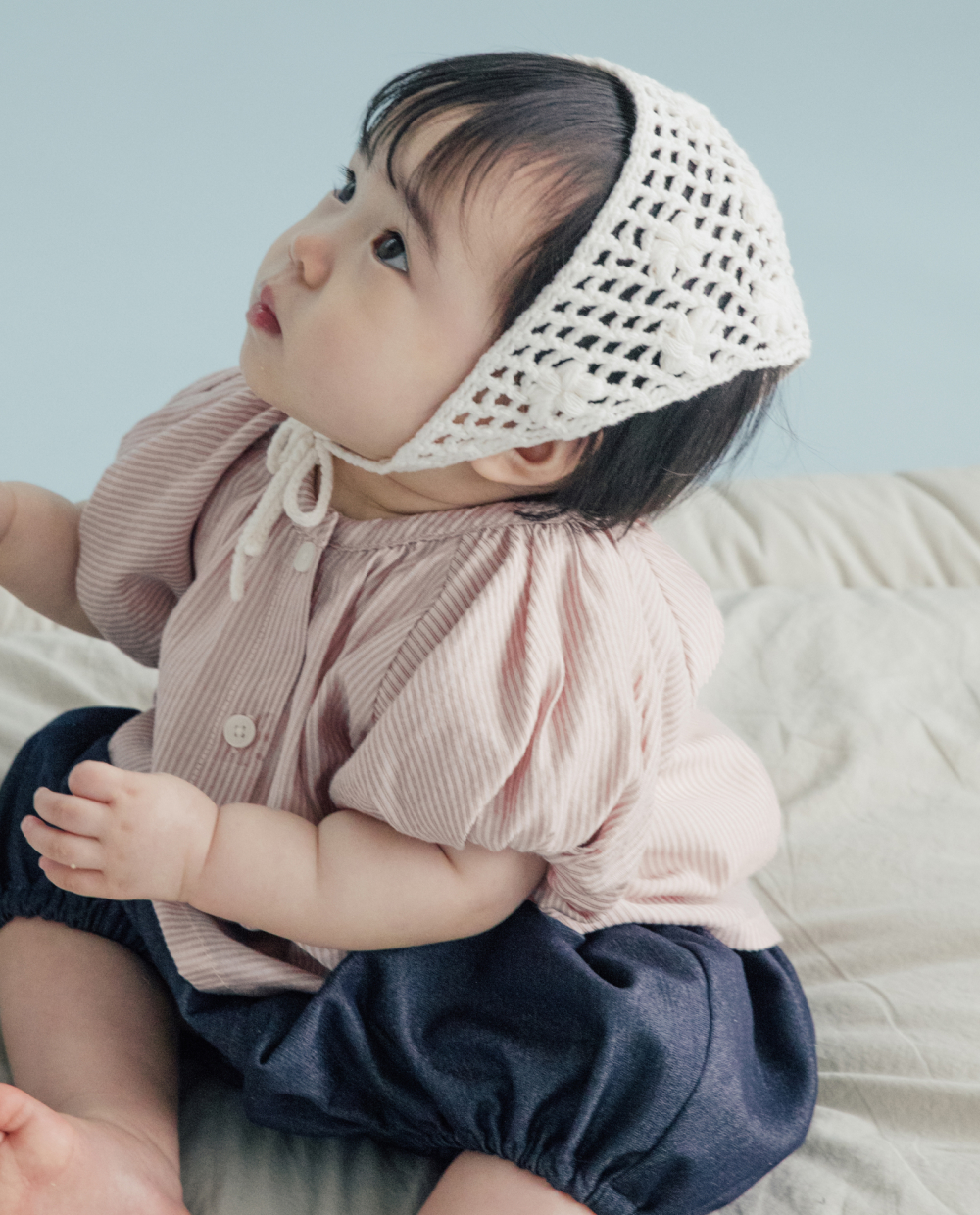 フラワードニット ヘアターバン