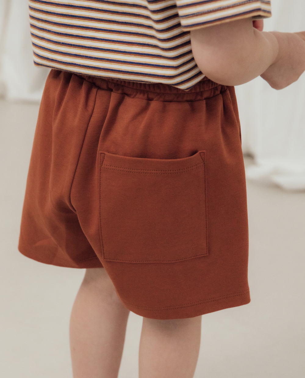 オーガニック ワイドハーフパンツ