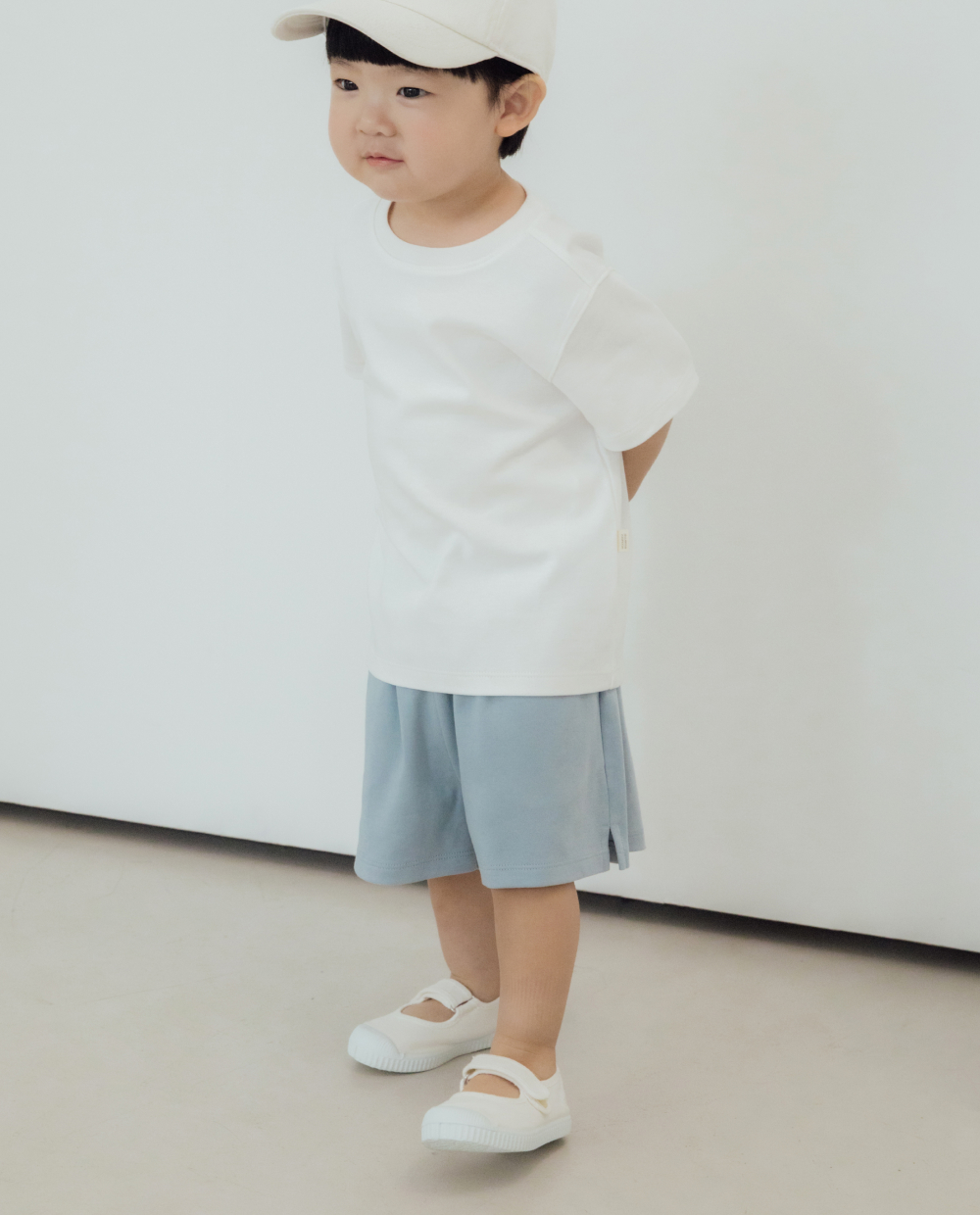オーガニック ワイドハーフパンツ