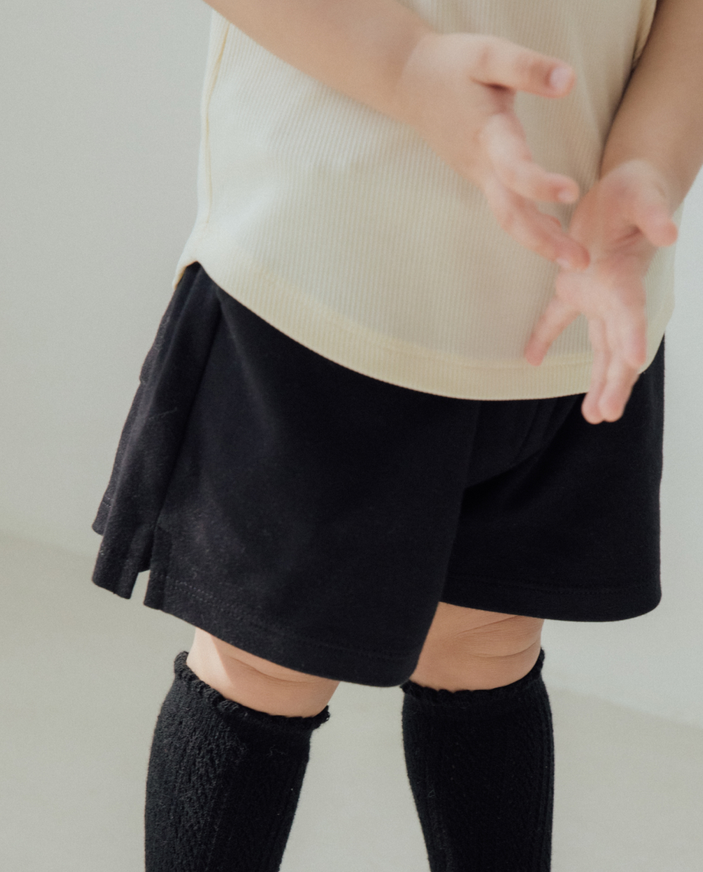 オーガニック ワイドハーフパンツ